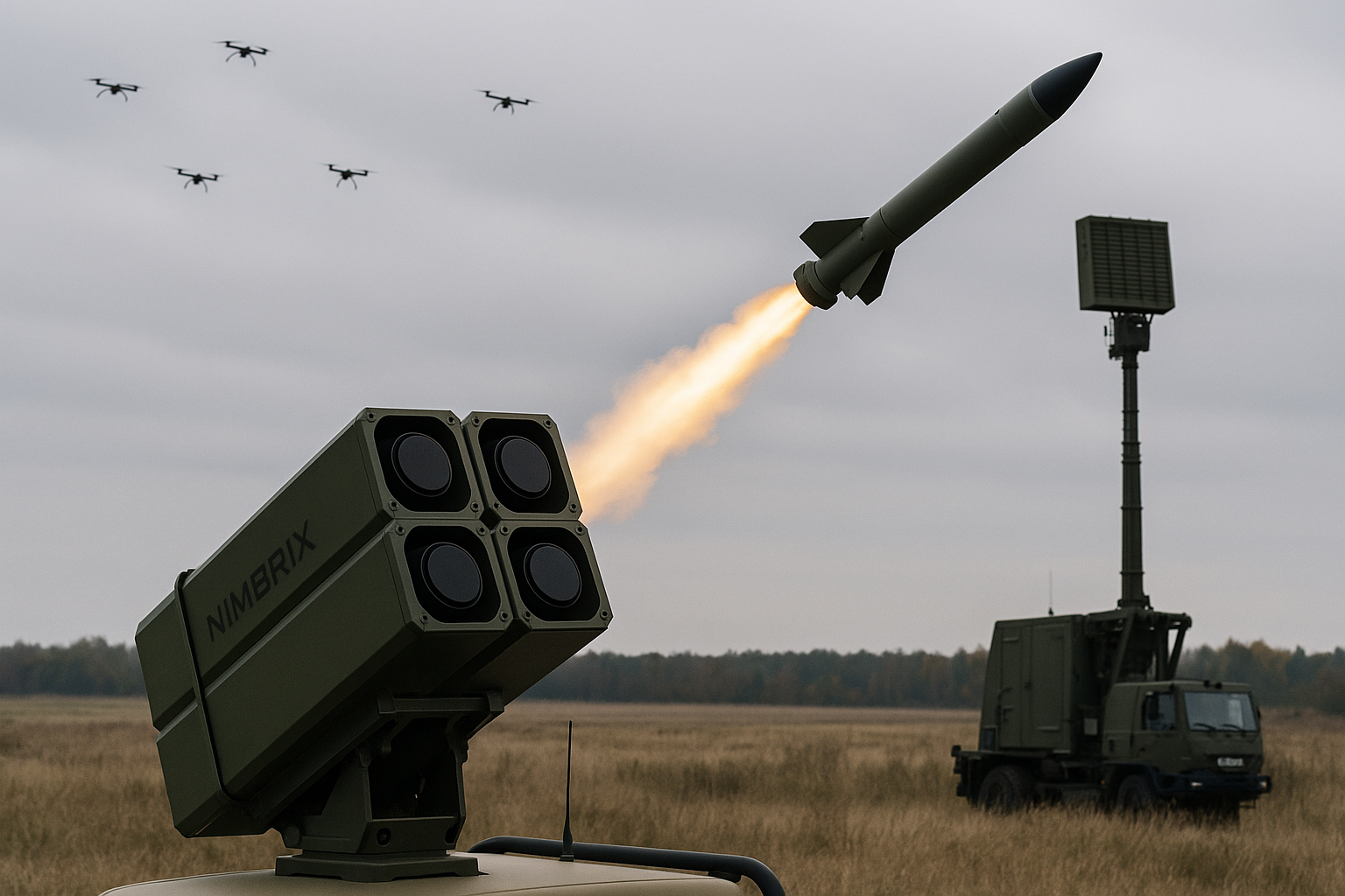 Nimbrix: Saabs lågbudgetrobot ska fylla luckan i luftvärnet mot drönarsvärmar